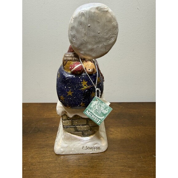 Santa Clause Pam Schifferl "When the World Depends on You" Figurine Midwest RARE - Picture 3 of 9